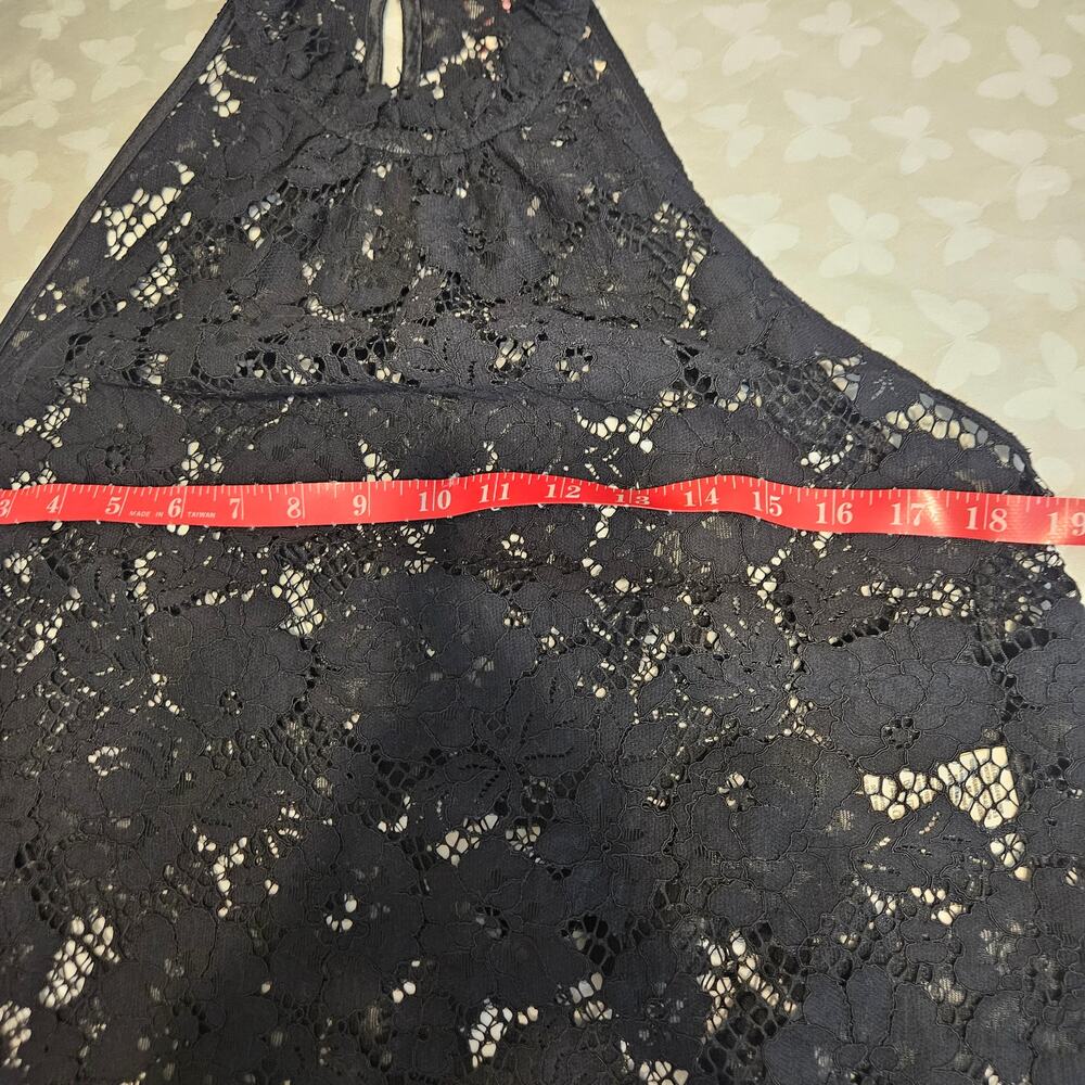 Free People "Sweet Meadow Dreams" Whimsygoth Lace Blouse - XS - Picture 7 of 9